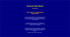 Desktop Screenshot of euraboard.de